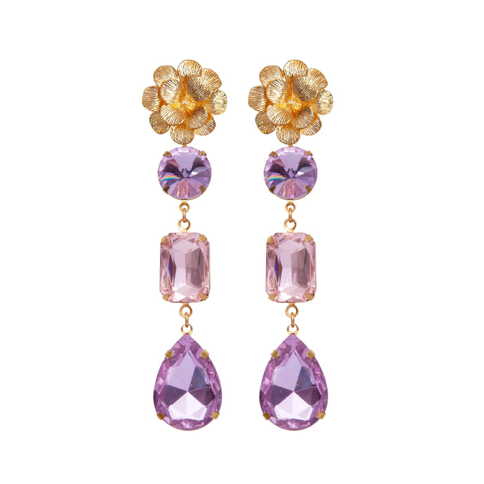 Violeta Rose Drop Earrings
