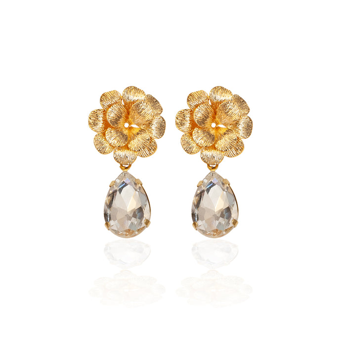 Crystal Bijoux Pear Drop Earrings